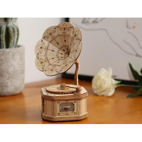 Acheter Gramophone en bois à assembler - 16,99 € en ligne sur La Petite Epicerie - Loisirs créatifs