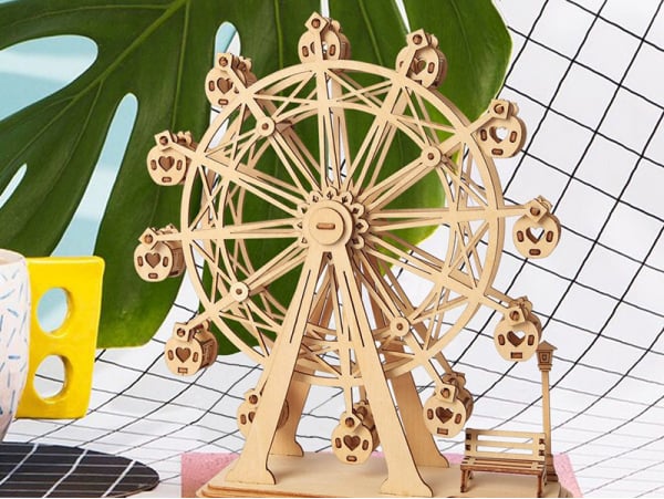 Acheter Grande roue en bois à assembler - 16,99 € en ligne sur La Petite Epicerie - Loisirs créatifs