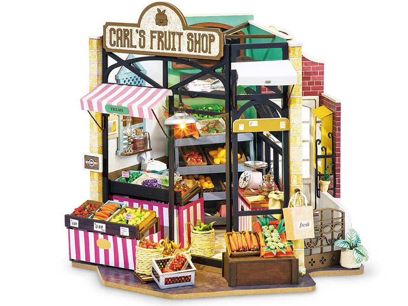Acheter Pièce miniature - Le marché aux fruits de Carl - 49,99 € en ligne sur La Petite Epicerie - Loisirs créatifs
