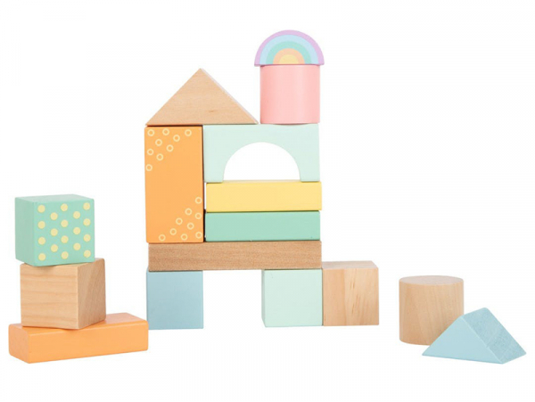 Acheter Jouet en bois - 50 blocs de construction pastels - 33,49 € en ligne sur La Petite Epicerie - Loisirs créatifs