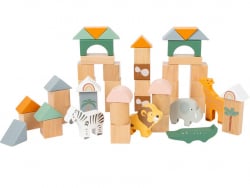 Acheter Blocs de construction en bois "Safari" - 33,49 € en ligne sur La Petite Epicerie - Loisirs créatifs