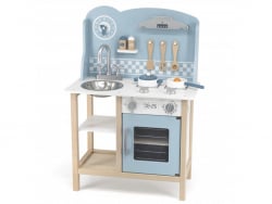 Acheter Cuisine bleue en bois avec accessoires - 114,99 € en ligne sur La Petite Epicerie - Loisirs créatifs