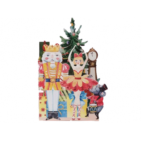 Acheter Carte de Noël en papier découpé - Casse-noisette - 3,49 € en ligne sur La Petite Epicerie - Loisirs créatifs