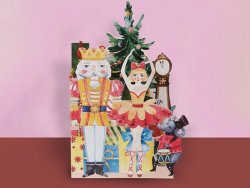 Acheter Carte de Noël en papier découpé - Casse-noisette - 3,49 € en ligne sur La Petite Epicerie - Loisirs créatifs