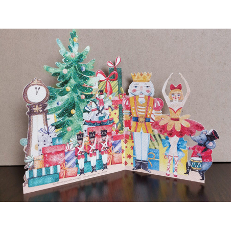 Acheter Carte de Noël en papier découpé - Casse-noisette - 3,49 € en ligne sur La Petite Epicerie - Loisirs créatifs