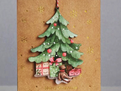 Acheter Carte de Noël à Ornement en bois - Sapin - 3,49 € en ligne sur La Petite Epicerie - Loisirs créatifs