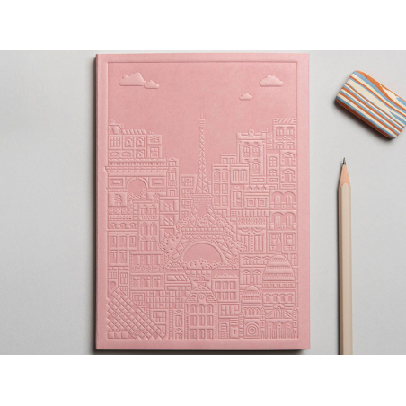 Acheter Carnet Paris rose The City Works - 19,49 € en ligne sur La Petite Epicerie - Loisirs créatifs