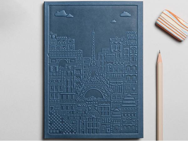 Acheter Carnet Paris bleu - The City Works - 19,49 € en ligne sur La Petite Epicerie - Loisirs créatifs
