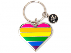 Acheter Porte-clés coeur "Pride Heart" en émail - 16,99 € en ligne sur La Petite Epicerie - Loisirs créatifs