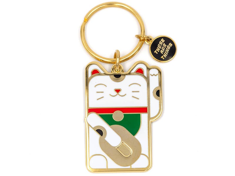 Acheter Porte-clés Lucky Cat en émail - 16,99 € en ligne sur La Petite Epicerie - Loisirs créatifs