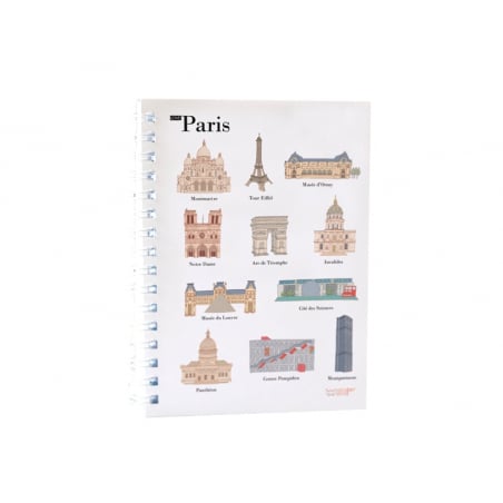 Acheter Cahier à spirales Paris - Wanderworld - 8,49 € en ligne sur La Petite Epicerie - Loisirs créatifs