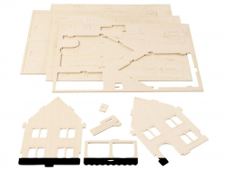 Acheter Kit de construction 3D en bois - Maison avec véranda - 15,99 € en ligne sur La Petite Epicerie - Loisirs créatifs