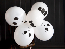 Acheter Lot de 5 ballons Halloween Fantômes - Talking Tables - 6,99 € en ligne sur La Petite Epicerie - Loisirs créatifs