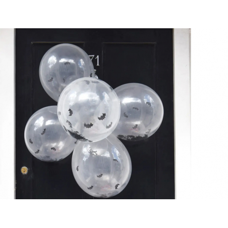 Acheter Lot de 5 ballons Halloween - Chauve-souris - Talking Tables - 6,99 € en ligne sur La Petite Epicerie - Loisirs créatifs