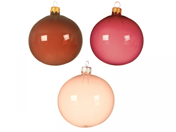 Acheter Boule de Noël en verre fumé - Transparent violet - 8 cm - 2,59 € en ligne sur La Petite Epicerie - Loisirs créatifs