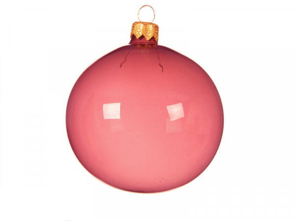 Acheter Boule de Noël en verre fumé - Transparent violet - 8 cm - 2,59 € en ligne sur La Petite Epicerie - Loisirs créatifs