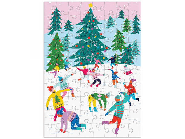 Calendrier de l'Avent : 24 mini puzzles de 50 pièces. Fenêtres Noël