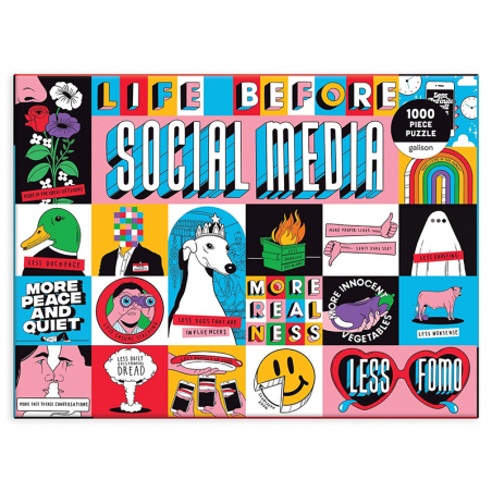Acheter Puzzle Puzzle Life Before Social Media - 1000 pièces - 22,99 € en ligne sur La Petite Epicerie - Loisirs créatifs
