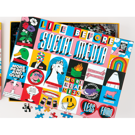 Acheter Puzzle Puzzle Life Before Social Media - 1000 pièces - 22,99 € en ligne sur La Petite Epicerie - Loisirs créatifs