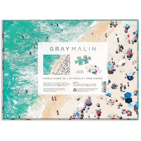 Acheter Puzzle Gray Malin The Seaside - 1000 pièces - 33,99 € en ligne sur La Petite Epicerie - Loisirs créatifs