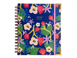 Acheter Agenda 12 mois 2023 - Indigo floral - 41,99 € en ligne sur La Petite Epicerie - Loisirs créatifs
