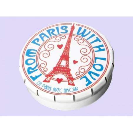 Acheter Boite de petits bonbons à la menthe - Tour Eiffel de Paris - Blanc - 3,08 € en ligne sur La Petite Epicerie - Loisirs...