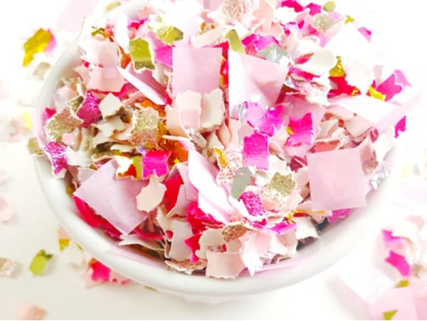 Acheter Mélange de confettis - Tons roses et or - 9,99 € en ligne sur La Petite Epicerie - Loisirs créatifs