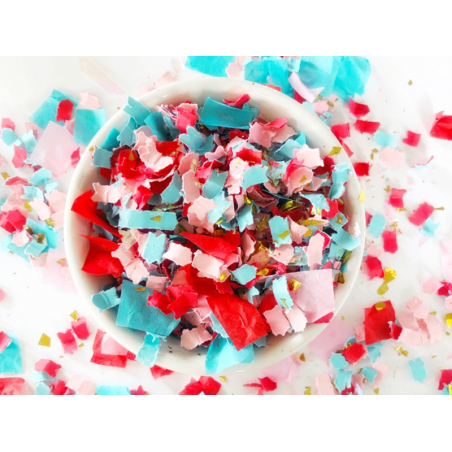 Acheter Mélange de confettis Preppy - Tons bleu, rose, or - 9,99 € en ligne sur La Petite Epicerie - Loisirs créatifs