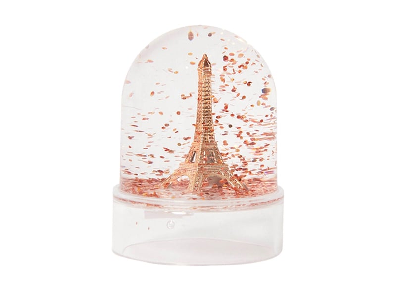 Acheter Mini-boule à neige Tour Eiffel cuivrée - Paillettes cuivrées - 6,19 € en ligne sur La Petite Epicerie - Loisirs créatifs