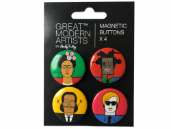 Acheter 4 Magnets artistes - Great Modern Artists - 8,99 € en ligne sur La Petite Epicerie - Loisirs créatifs