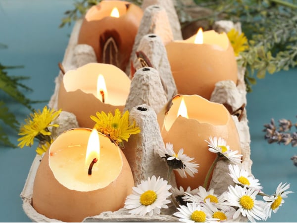 Kit créatif Auzou - mes bougies en fleurs séchées naturelles