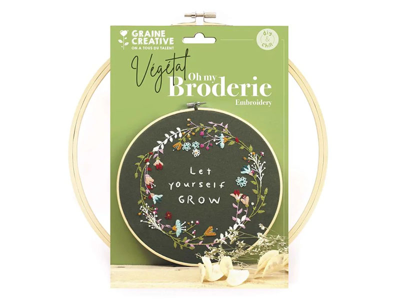 Acheter Kit de broderie décorative - Végétal - 24,99 € en ligne sur La Petite Epicerie - Loisirs créatifs