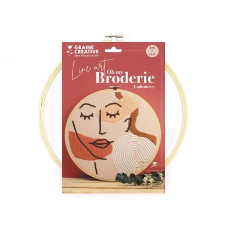 Acheter Kit de broderie décorative - Line art - 24,99 € en ligne sur La Petite Epicerie - Loisirs créatifs