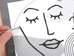 Acheter Kit de broderie décorative - Line art - 24,99 € en ligne sur La Petite Epicerie - Loisirs créatifs