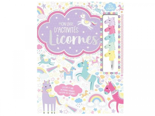 Acheter Mon livre d'activités licornes - 1,2,3 Soleil - 9,95 € en ligne sur La Petite Epicerie - Loisirs créatifs
