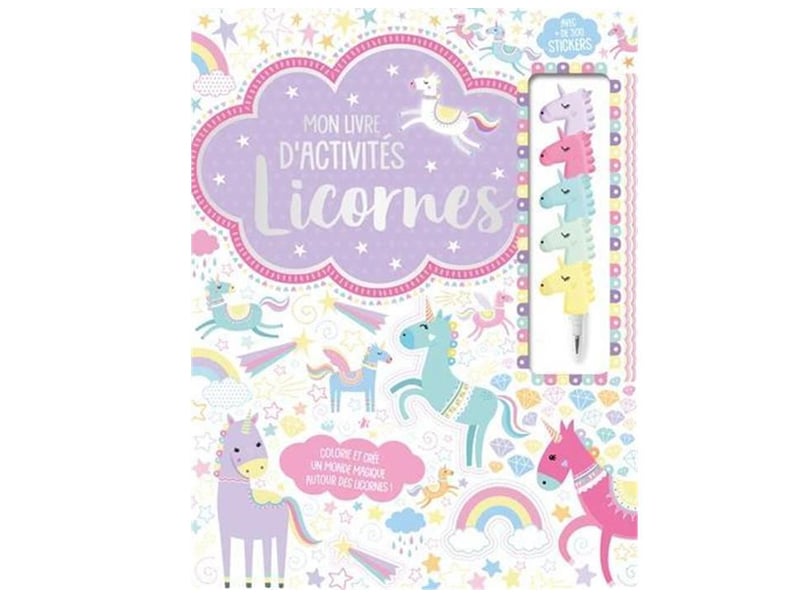 Acheter Mon livre d'activités licornes - 1,2,3 Soleil - 9,95 € en ligne sur La Petite Epicerie - Loisirs créatifs