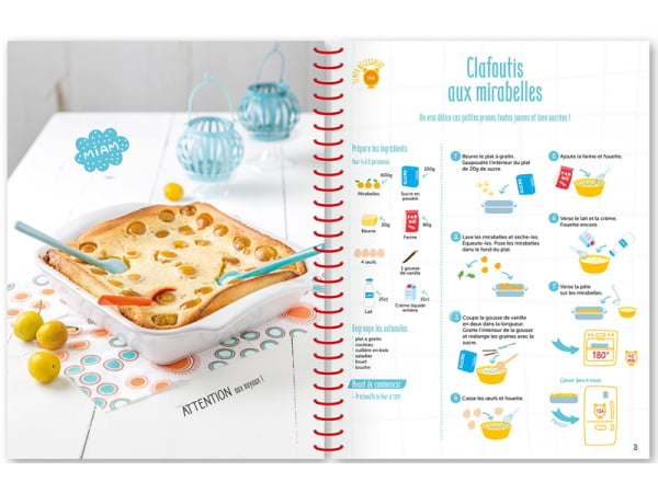 Livre Les desserts des petits gourmands - 30 recettes - 1,2,3 Soleil