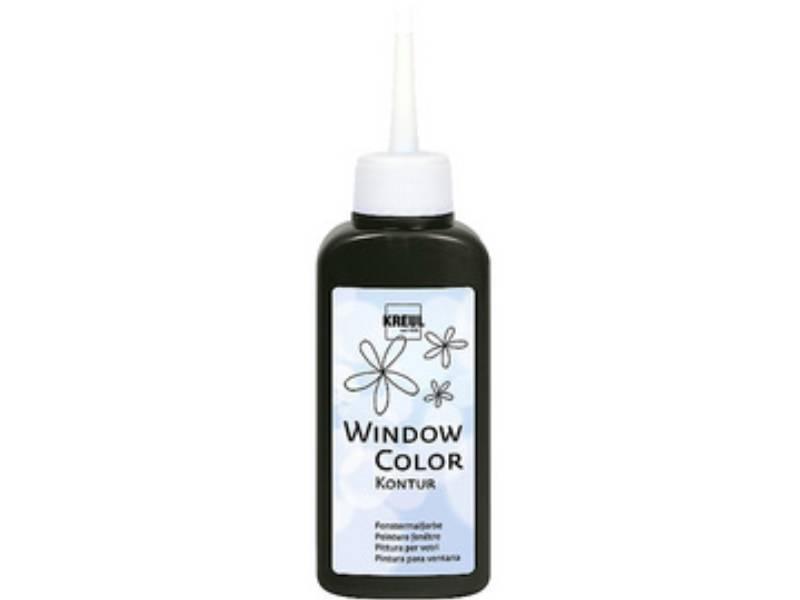 Acheter Peinture de contour pour fenêtre - Noir - 80 ml - 4,49 € en ligne sur La Petite Epicerie - Loisirs créatifs