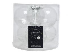 Acheter Lot de 6 boules de Noël en verre transparent - 8 cm - 10,99 € en ligne sur La Petite Epicerie - Loisirs créatifs