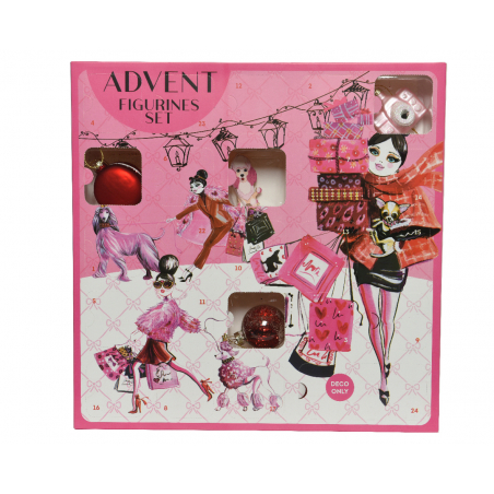 Acheter Calendrier de l'Avent 24 décorations de Noël en verre - Beauté girly - 59,99 € en ligne sur La Petite Epicerie - Lois...