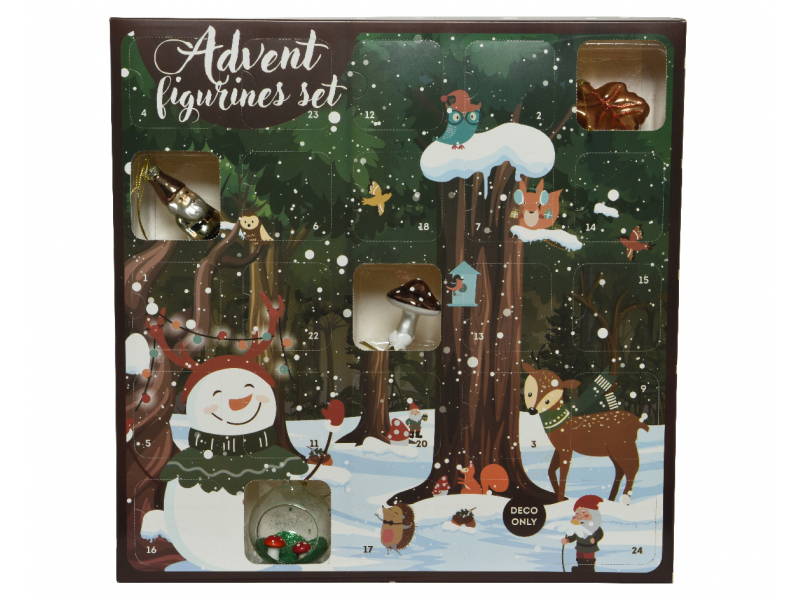 Acheter Calendrier de l'Avent 24 décorations de Noël en verre - Forêt sapin - 59,99 € en ligne sur La Petite Epicerie - Loisi...