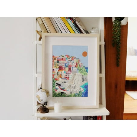 Acheter Coffret peinture au numéro - Petit Pinceau - Cinque terre par Kenzie Elston - 22,99 € en ligne sur La Petite Epicerie...