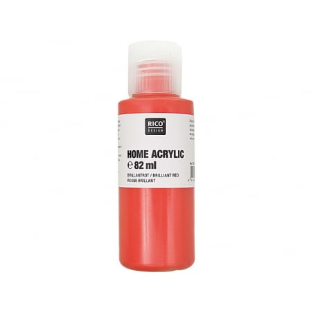 Acheter Peinture acrylique rouge brillant - 82 ml - 4,49 € en ligne sur La Petite Epicerie - Loisirs créatifs