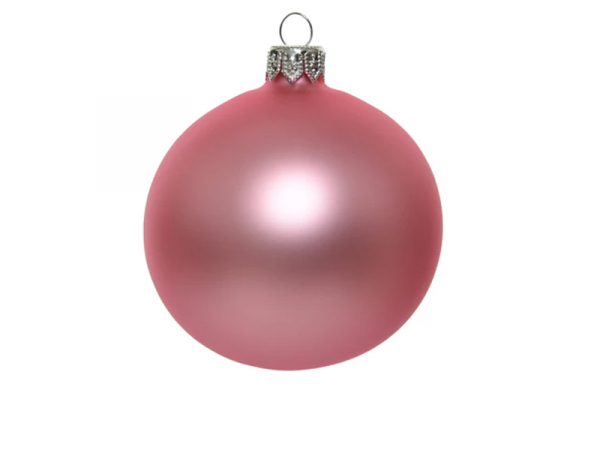 Acheter Boule de Noël en verre satiné - Rose 6 cm - 1,39 € en ligne sur La Petite Epicerie - Loisirs créatifs