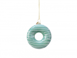 Acheter Suspension de Noël en verre - Donut vert - 7,99 € en ligne sur La Petite Epicerie - Loisirs créatifs