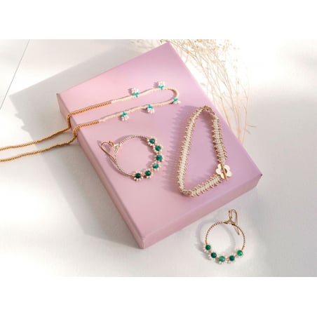 Acheter Kit MKMI - Mes bijoux en perles de rocailles - Vert - 19,99 € en ligne sur La Petite Epicerie - Loisirs créatifs