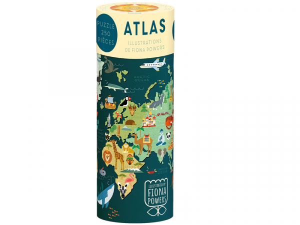 Acheter Puzzle Atlas by Fiona Powers 250 pièces - Kimane - 14,95 € en ligne sur La Petite Epicerie - Loisirs créatifs