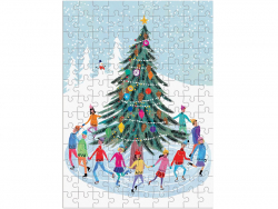 Acheter Mini Puzzle Ronde autour du sapin de Noël 130 pièces - Galison - 11,99 € en ligne sur La Petite Epicerie - Loisirs cr...