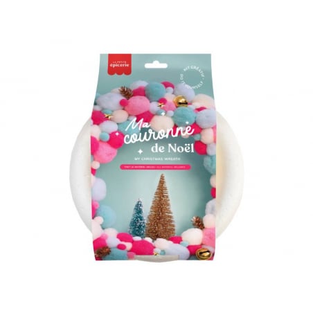 Acheter Kit couronne de Noël - Pop - 16,99 € en ligne sur La Petite Epicerie - Loisirs créatifs