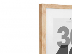 Acheter Cadre photo en bois naturel - 30 x 40 cm - 11,99 € en ligne sur La Petite Epicerie - Loisirs créatifs